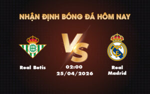 real betis real madrid 25 04 la liga