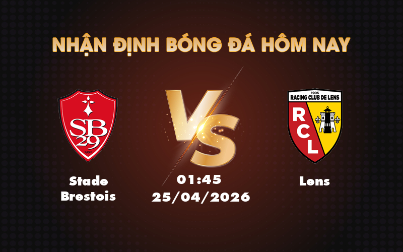 stade brestois lens 25 04 ligue 1
